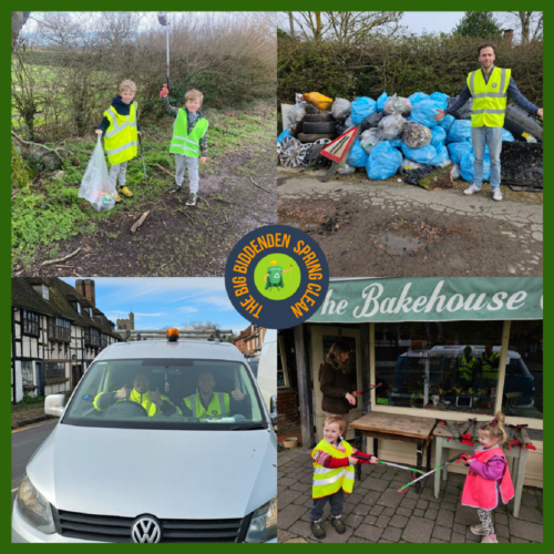 Chiropractor Tom Claykens supporting the local community of Biddenden at the annual Big Spring Clean.